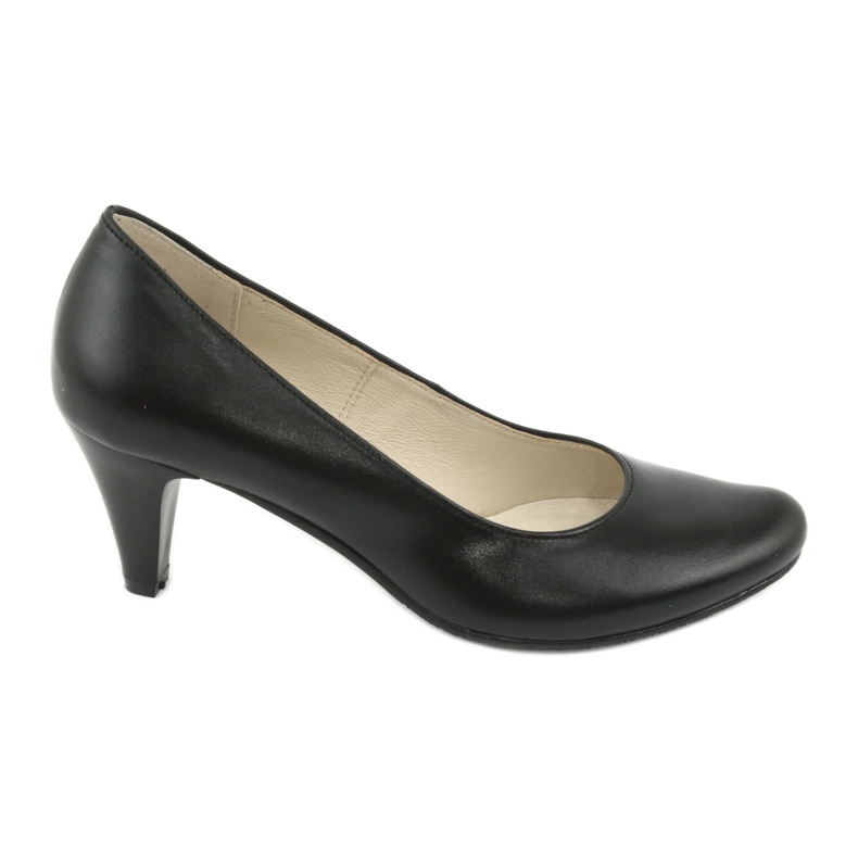 Gregors 465 black leather business pumps Gregors 465 black leather business pumps