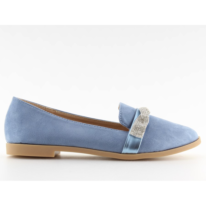H8-110 Blue Women's blue loafers