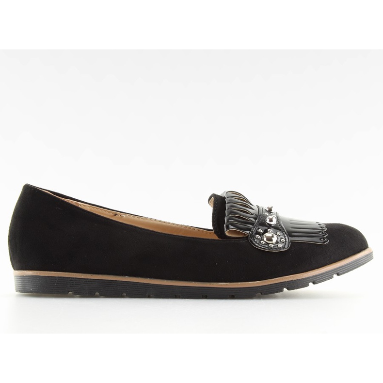 Black Women's black loafers DM30P Black