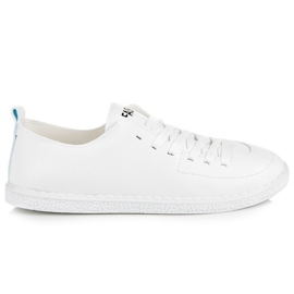 Seastar White tied sneakers
