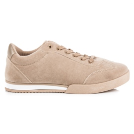 Suede sports shoes vices brown
