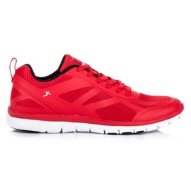 Comfortable running shoes red