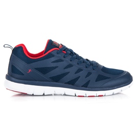 Sports shoes navy blue red Sports shoes navy blue red