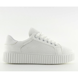 AX02 white creepersy sneakers
