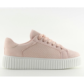 AX02 Pink creepersy pink sneakers