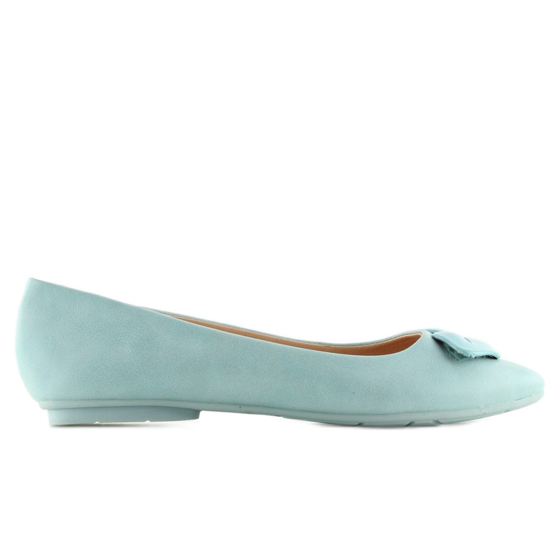 Women's sweet lips blue ballerinas FM217-6 Blue
