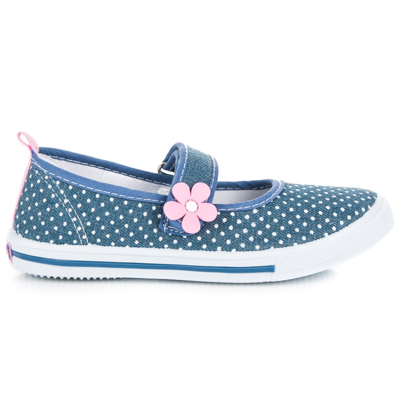 American club polka dot denim sneakers blue American club polka dot denim sneakers blue