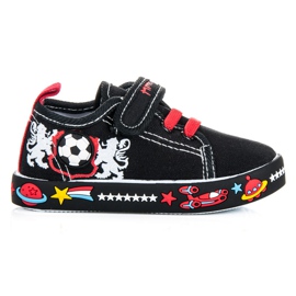 American Club Sneakers with an elastic band for a boy black