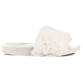 Bona Women's slippers with fur brown