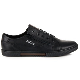 Polbut Leather Men's sneakers black Polbut Leather Men's sneakers black
