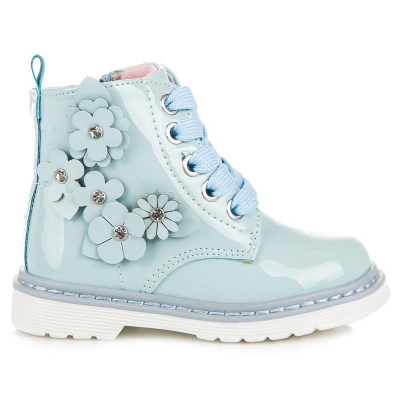 Zip Slippers American Club blue