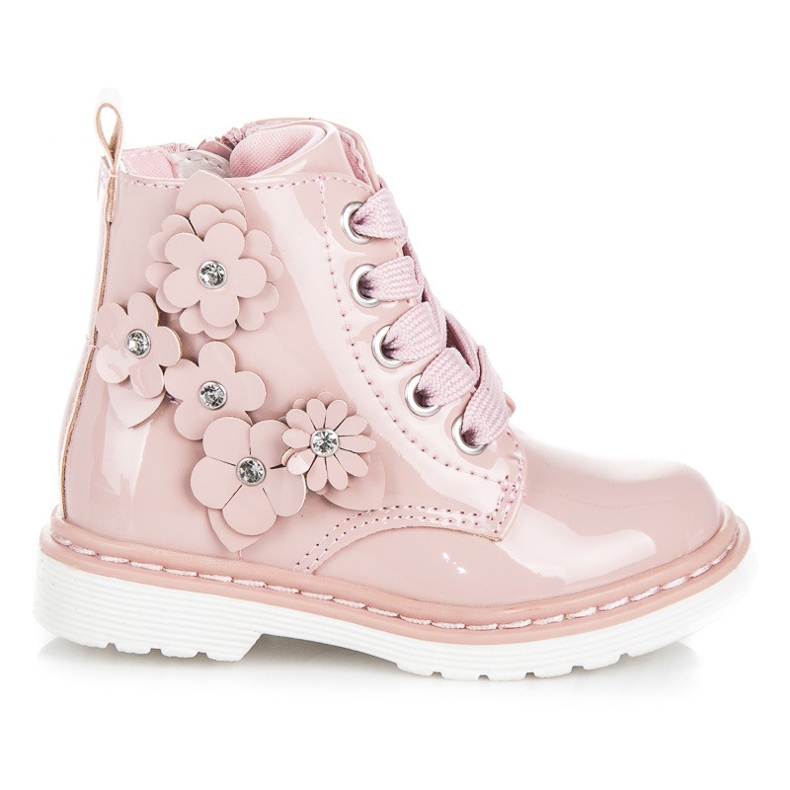 Laced american club shoes pink
