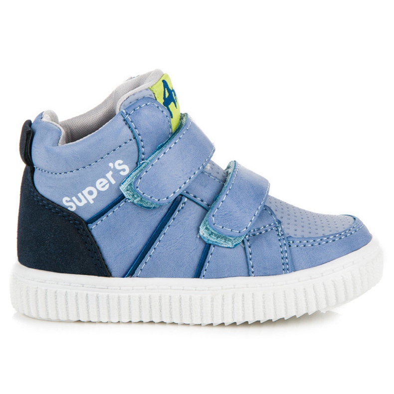 American club shoes above the ankle blue