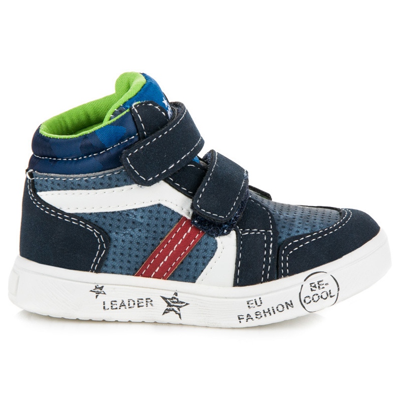 Velcro sneakers american club blue