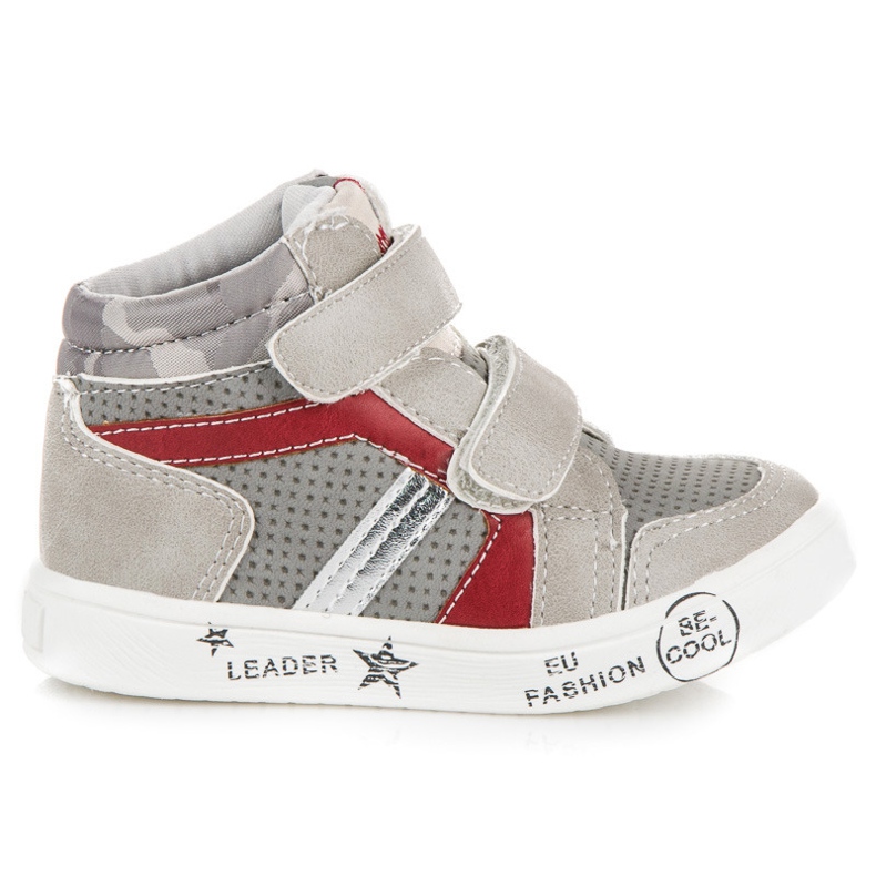 Velcro sneakers american club grey