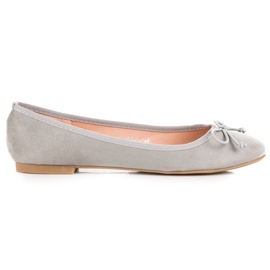 Seastar Gray Suede Ballerinas grey