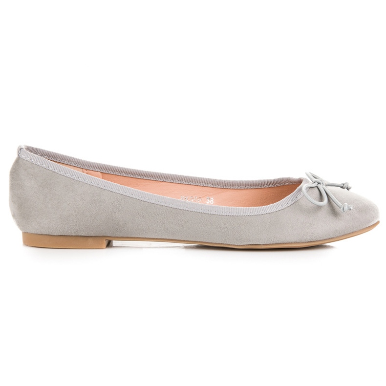 Seastar Gray Suede Ballerinas grey
