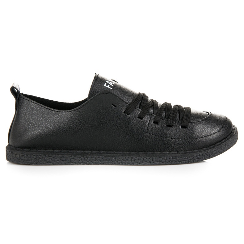 Seastar Black lace-up sneakers