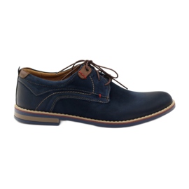Causal shoes Riko 842 navy blue brown Causal shoes Riko 842 navy blue brown