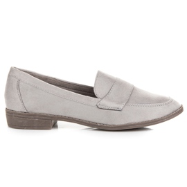 Comer Gray suede loafers grey