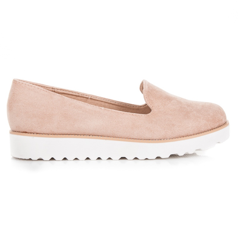 Seastar Slip-on platform shoes pink