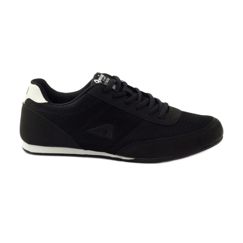 American Club American 7066 black jogging shoes white