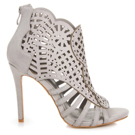 Seastar Openwork Sandals On A Slider grey Seastar Openwork Sandals On A Slider grey