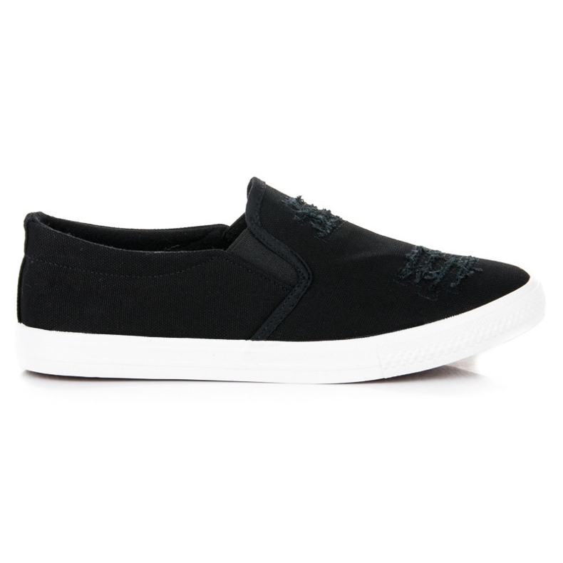Seastar Black slip on sneakers