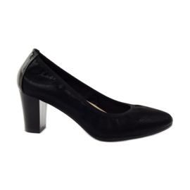 Sergio Leone Pumps on a post 233 black Sergio Leone Pumps on a post 233 black