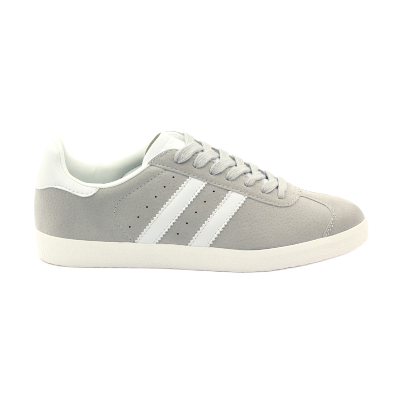 Mckey DSP135 gray sport shoes white grey