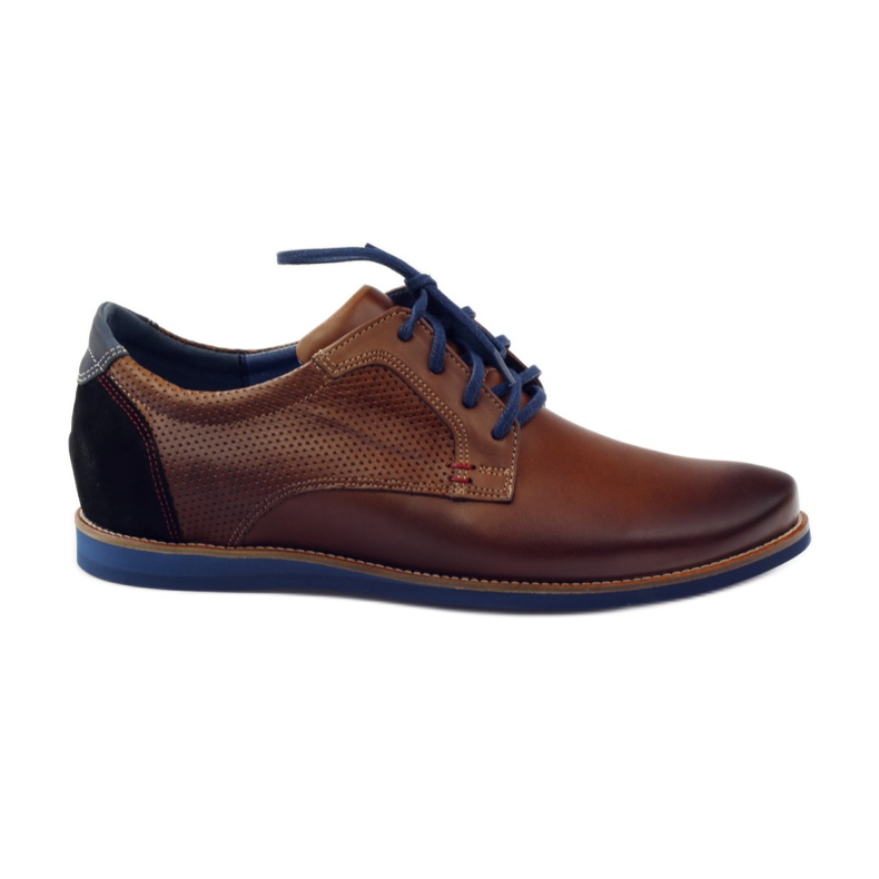 Casual shoes for men Nikopol 1657 brown black navy blue