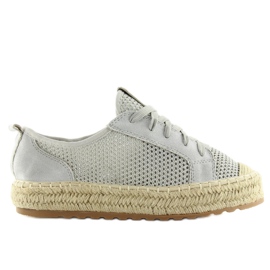 Gray espadrilles sneakers BB06P Gray grey