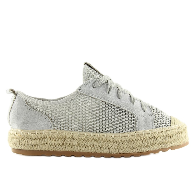 Gray espadrilles sneakers BB06P Gray grey
