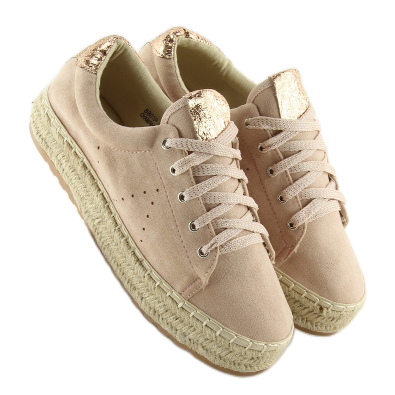 Pink BB01P Champagne espadrilles sneakers