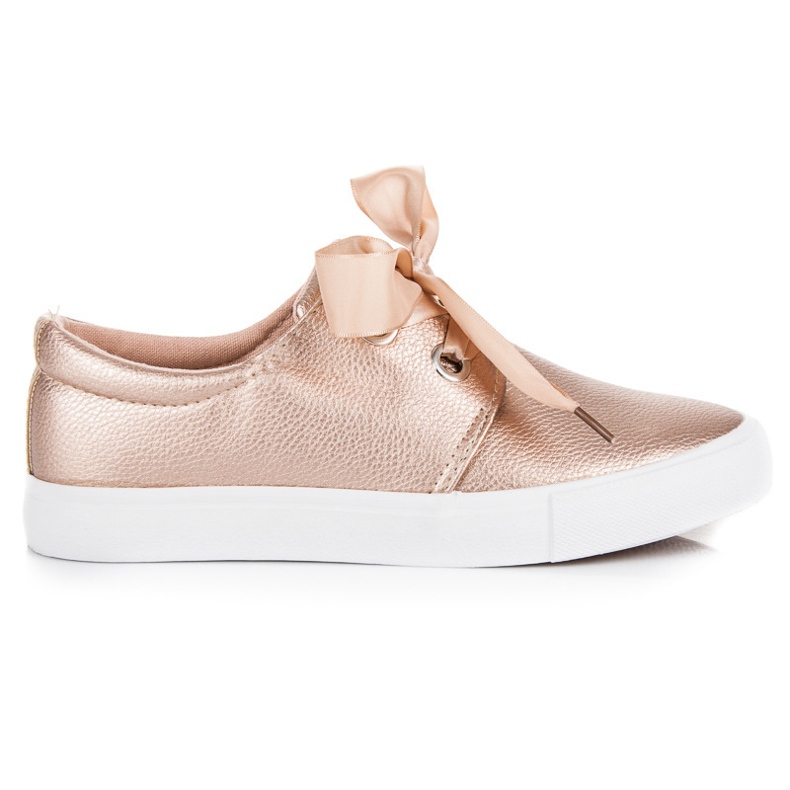 Seastar Pink Tied Sneakers
