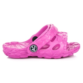 American Club American pool slippers pink