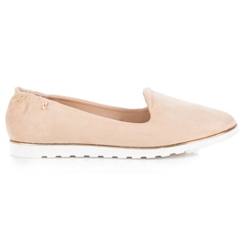 Slip-on suede ballerinas vices brown