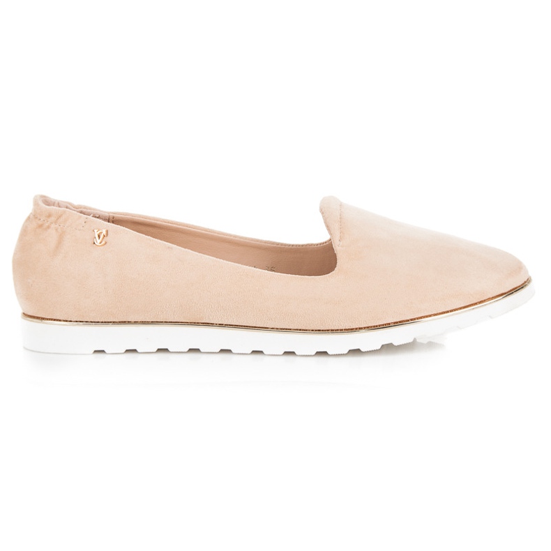 Slip-on suede ballerinas vices brown