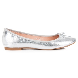 Seastar Silver ballerinas grey