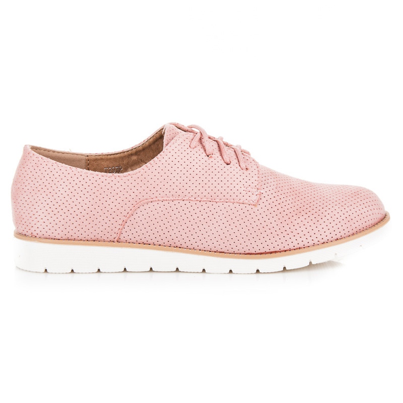 Seastar Openwork tied shoes pink