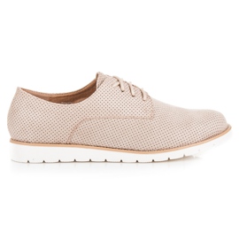 Seastar Openwork Tied Shoes brown