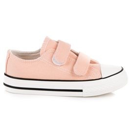 Children's Velcro sneakers pink