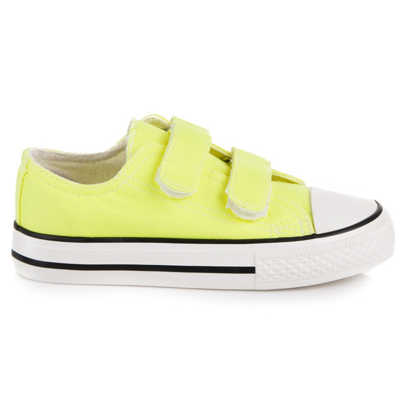 Children's Velcro sneakers yellow