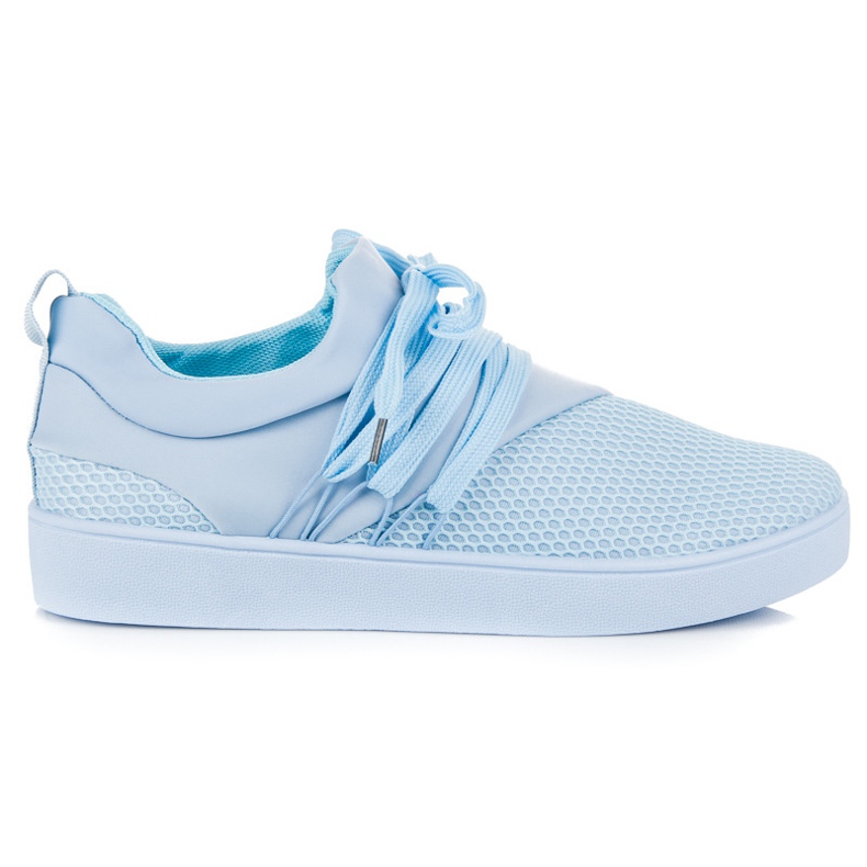Blue sports shoes