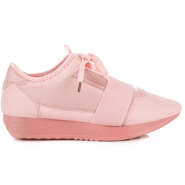 Pink slip-on sneakers Pink slip-on sneakers