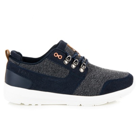 Ax Boxing Tied Men's Shoes blue