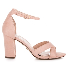 Seastar Light pink high heel sandals