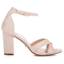 Seastar Beige high-heeled sandals Seastar Beige high-heeled sandals