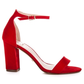 Seastar Sandals Fastened With A Buckle red Seastar Sandals Fastened With A Buckle red