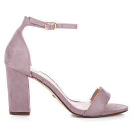 Seastar Sandals Fastened With A Buckle purple